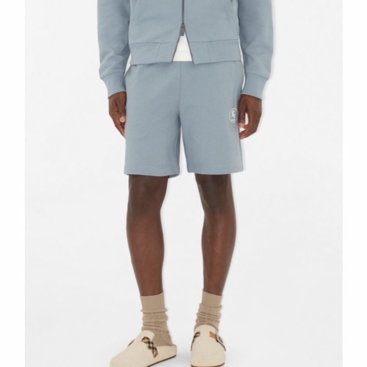 Burberry 男士 騎士印花棉質短褲XS S M L XL碼-2