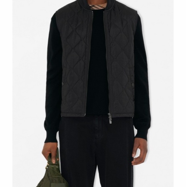 Burberry 男士 絎縫尼龍背心XS S M L XL XXL XXXL碼-1
