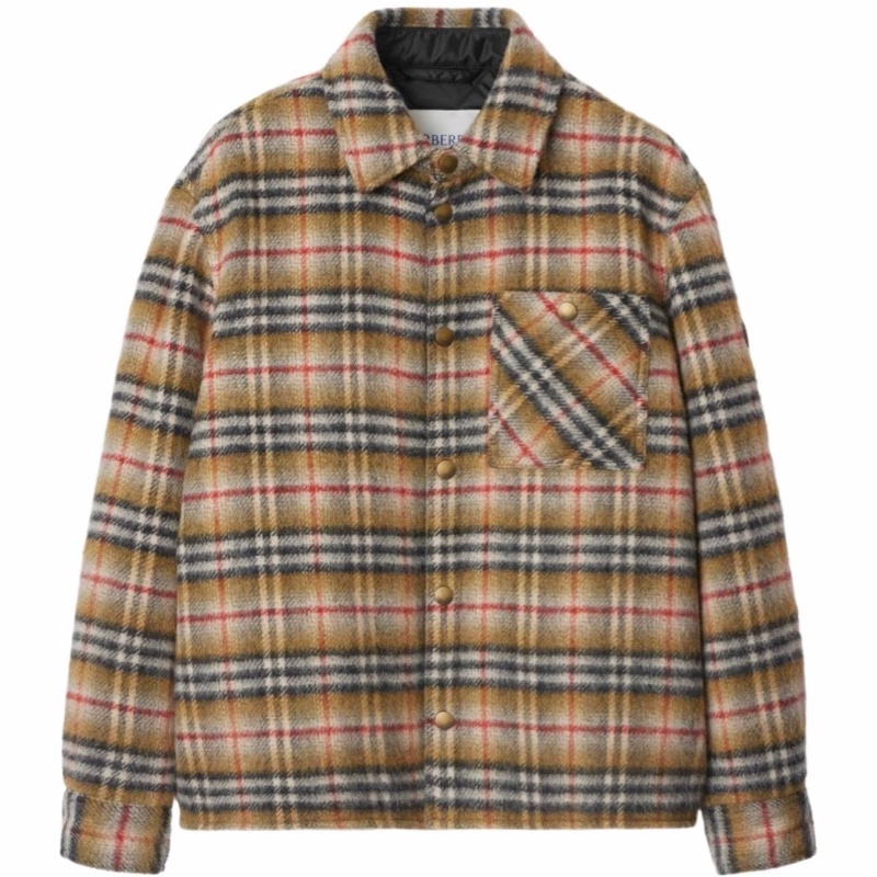 Burberry 男士 格紋休閒夾克S M L XL碼-2