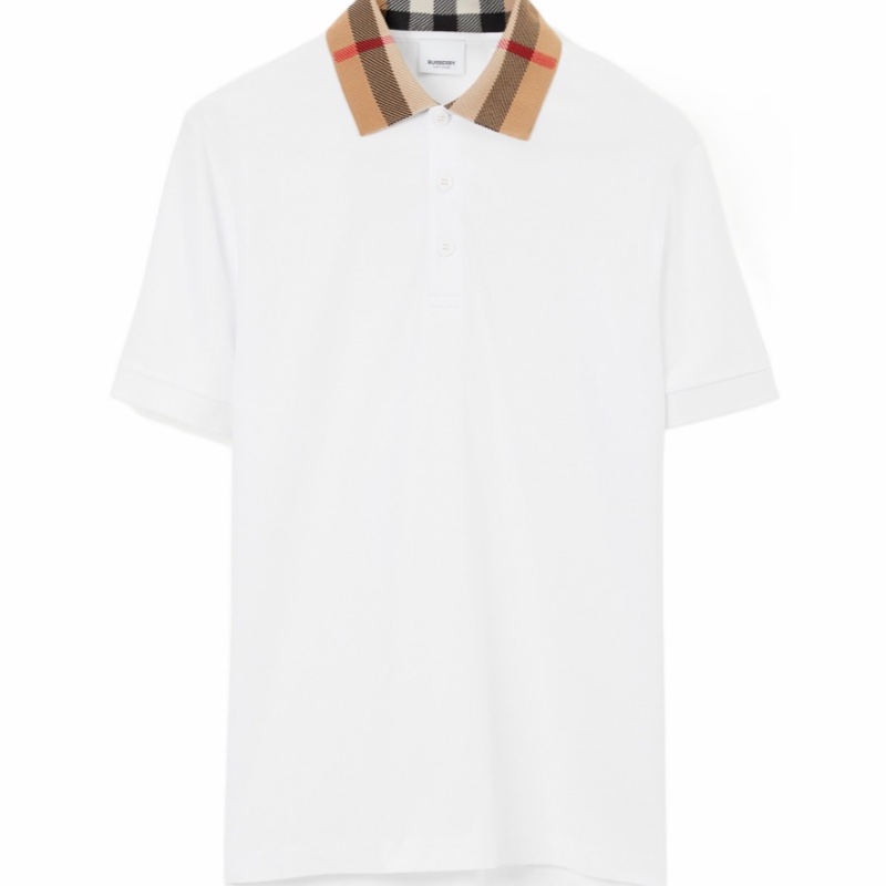 Burberry 男士 格紋衣領Polo衫XXS XS S M L XL XXL-4