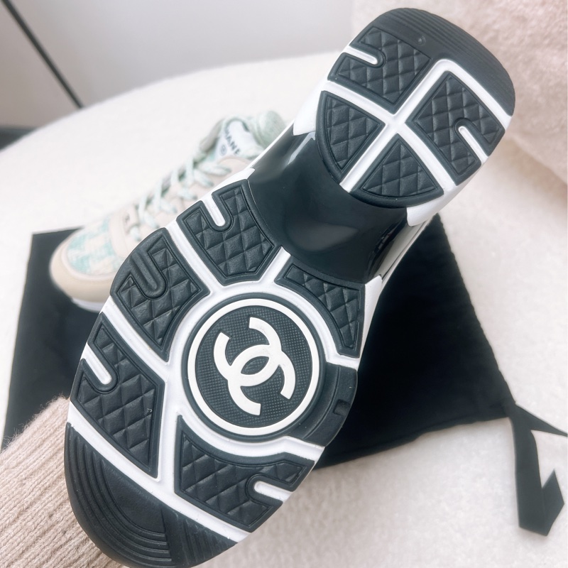 閒置 Chanel 23s 毛呢薄荷綠 球鞋/運動鞋 39碼-2