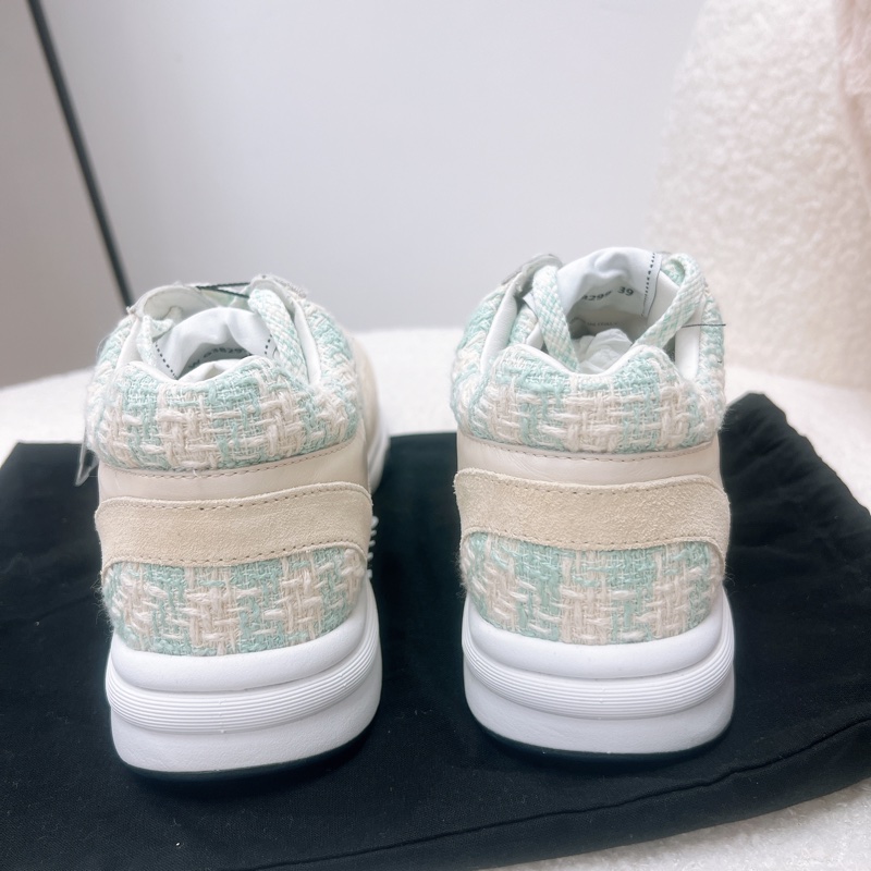 閒置 Chanel 23s 毛呢薄荷綠 球鞋/運動鞋 39碼-5