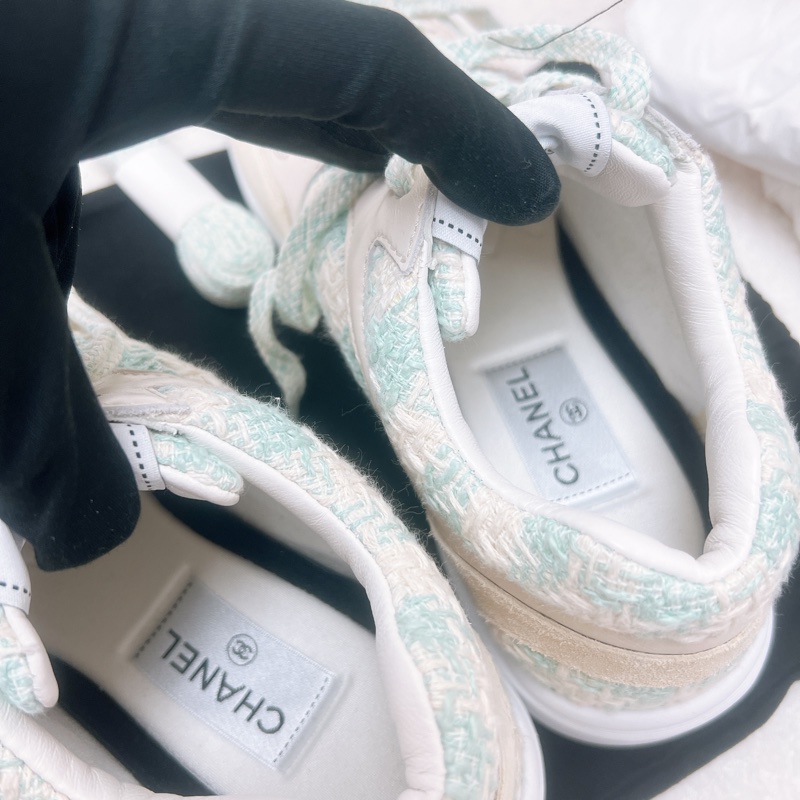 閒置 Chanel 23s 毛呢薄荷綠 球鞋/運動鞋 39碼-7