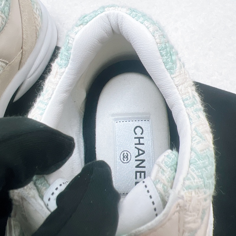閒置 Chanel 23s 毛呢薄荷綠 球鞋/運動鞋 39碼-9