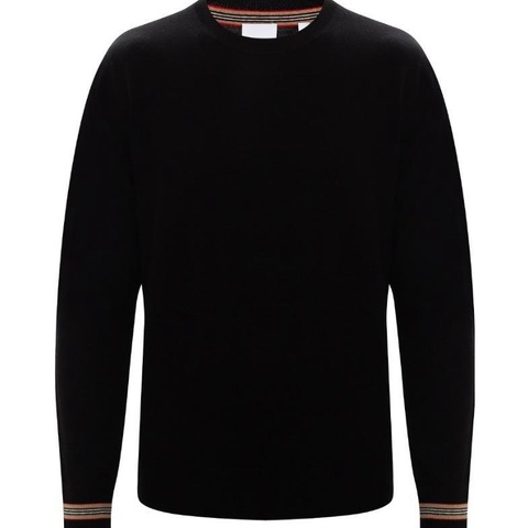 Burberry 男士 標誌性條紋裝飾羊毛針織衫XXS XS S M L XL XXL