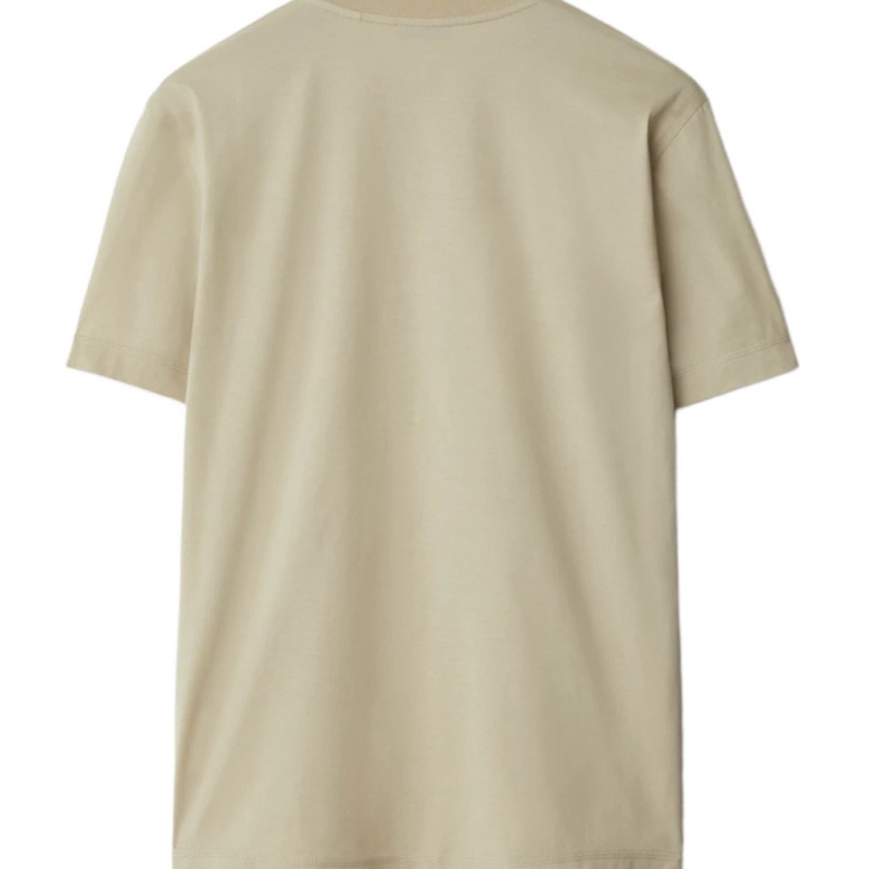 Burberry 男士 徽標刺繡T恤XS S M L碼模特身高 188 CM,穿著 L 碼-2