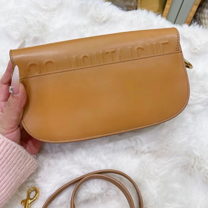 【92新 ✨ 全網最低價!】Dior迪奧Bobby橫版新月包 焦糖色 斜挎包(下單前先詢問庫存❗️)-6