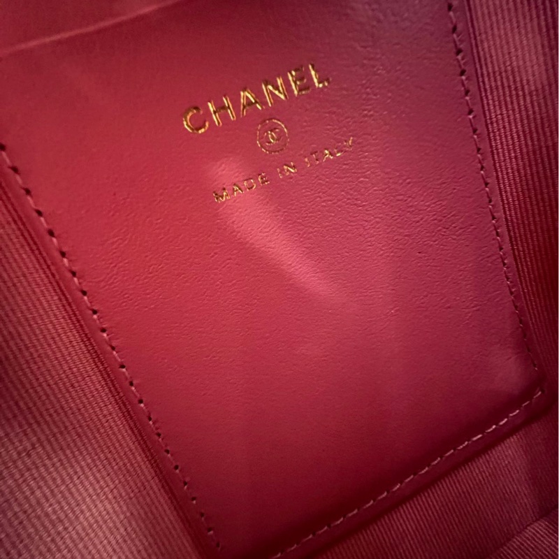 【少女心爆棚😍可愛小書包💖全網最低價】Chanel 粉色粗花呢 雙肩Mini迷你包 24P 芯片款-27