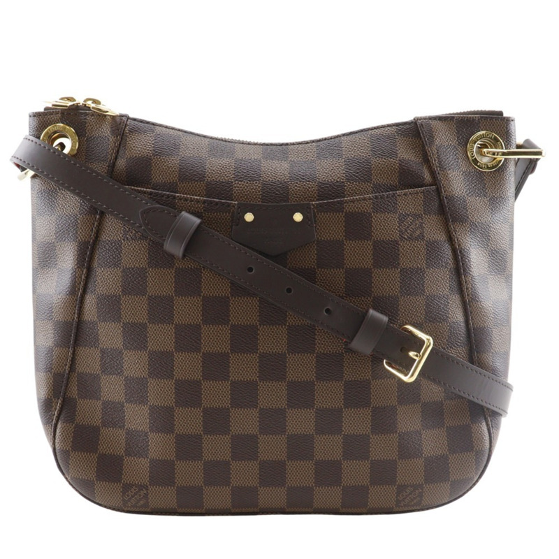 路易威登 Southbank 單肩包 N42230 Damier 帆布 2017 棕色 DR4127 A5 雙拉鍊女士-0