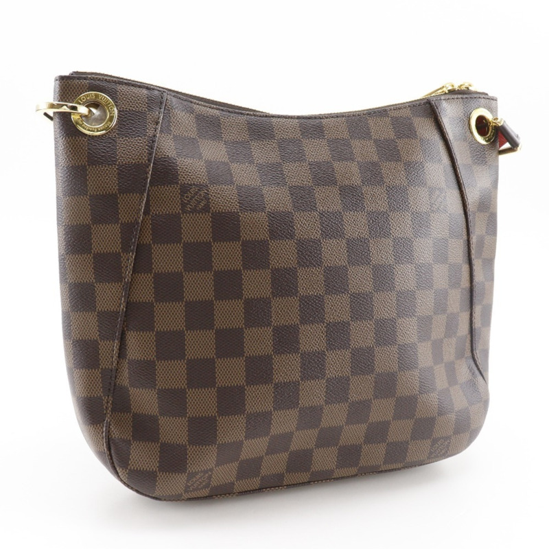 路易威登 Southbank 單肩包 N42230 Damier 帆布 2017 棕色 DR4127 A5 雙拉鍊女士-2
