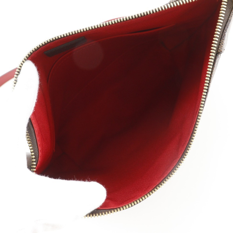 路易威登 Southbank 單肩包 N42230 Damier 帆布 2017 棕色 DR4127 A5 雙拉鍊女士-4