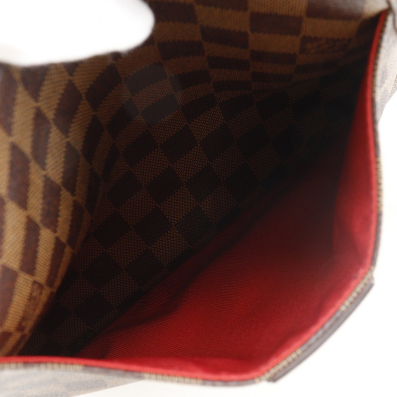 路易威登 Southbank 單肩包 N42230 Damier 帆布 2017 棕色 DR4127 A5 雙拉鍊女士-6