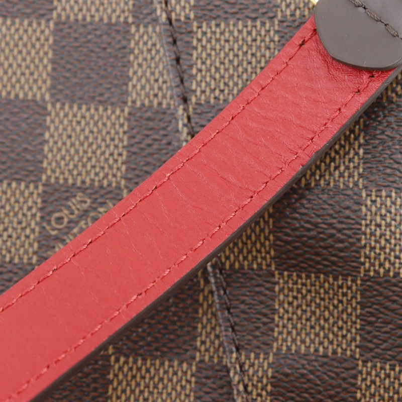 路易威登 Southbank 單肩包 N42230 Damier 帆布 2017 棕色 DR4127 A5 雙拉鍊女士-7