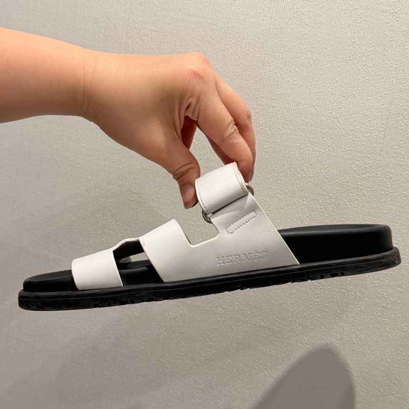 Hermes 愛馬仕 二舅拖鞋 白 38.5號-15