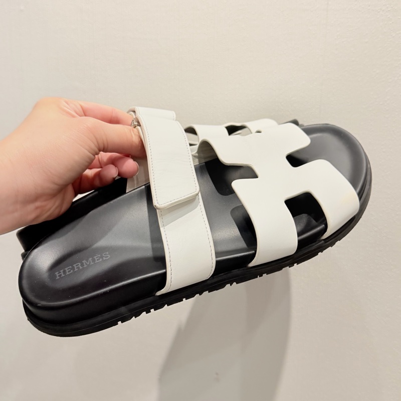 Hermes 愛馬仕 二舅拖鞋 白 38.5號-17