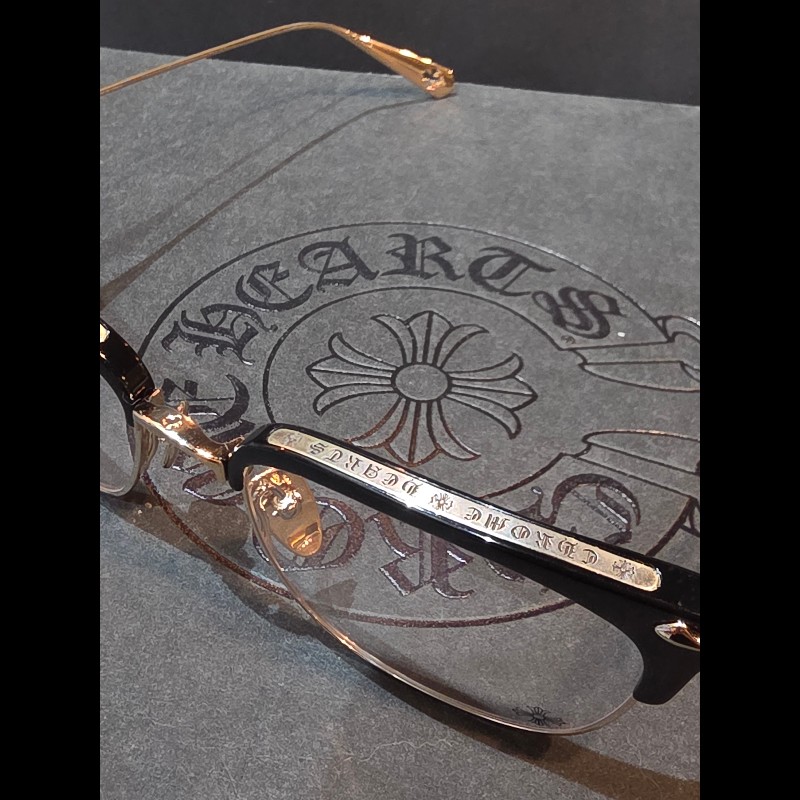 杰瑪眼鏡|Chrome Hearts SEUNTRADICTION 黑金 CH眼鏡 薛之謙 劉德華同-2