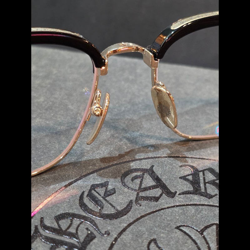 杰瑪眼鏡|Chrome Hearts SEUNTRADICTION 黑金 CH眼鏡 薛之謙 劉德華同-3