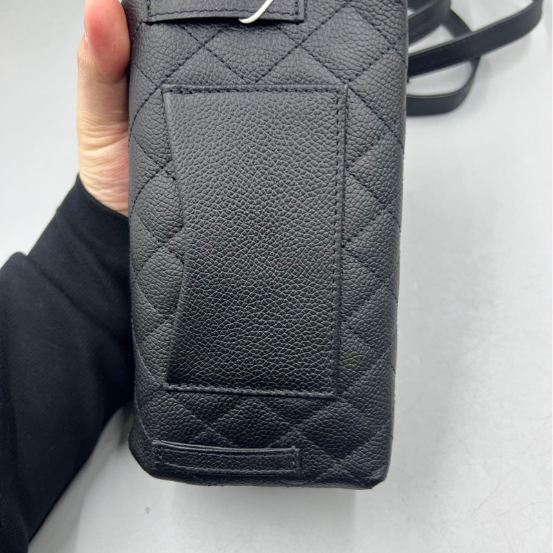 【稀有罕見✨全網最低價Chanel 2.55 waist bag黑銀魚子醬|腰包|胸包-3