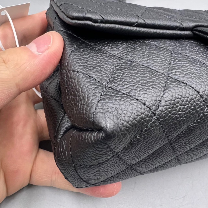 【稀有罕見✨全網最低價Chanel 2.55 waist bag黑銀魚子醬|腰包|胸包-9