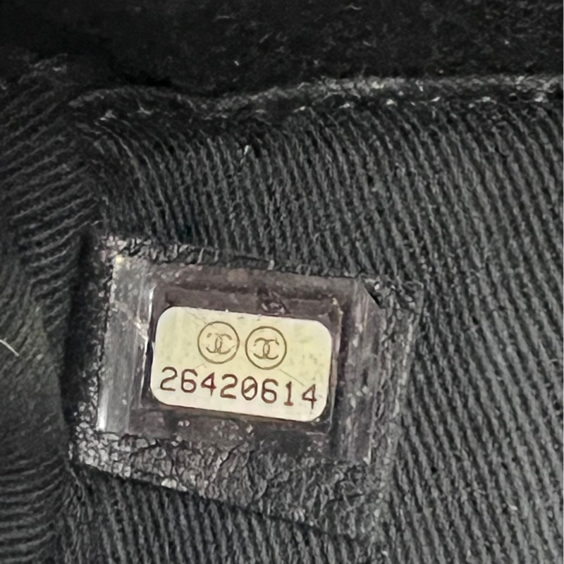 【稀有罕見✨全網最低價Chanel 2.55 waist bag黑銀魚子醬|腰包|胸包-25