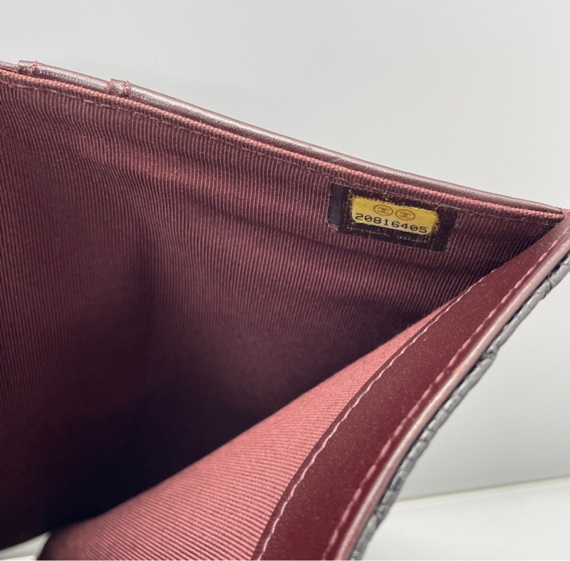 【經典保值✨入門之選❤️全網最低價】Chanel香奈兒黑金荔枝牛皮 長款cf錢包-7