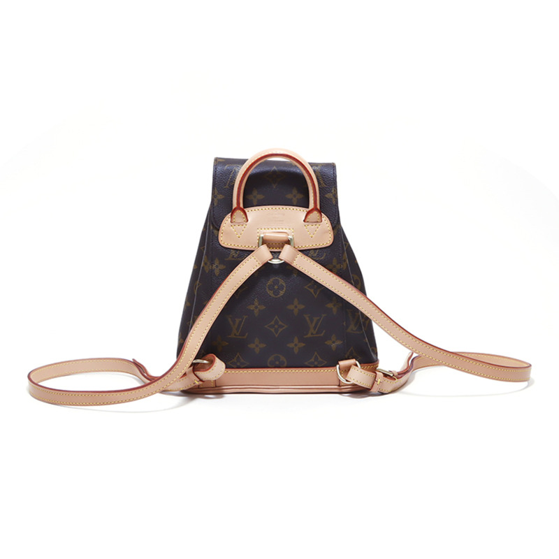 路易威登 Monogram Mini Montsouris 雙肩包/日用包,棕色-1