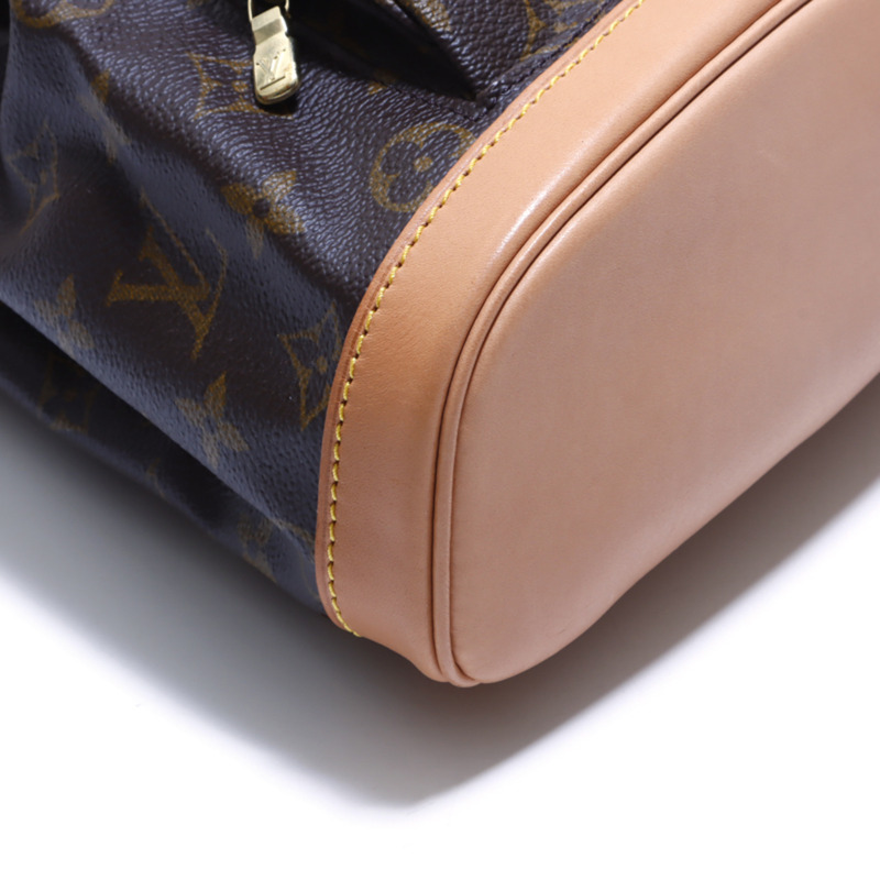 路易威登 Monogram Mini Montsouris 雙肩包/日用包,棕色-4