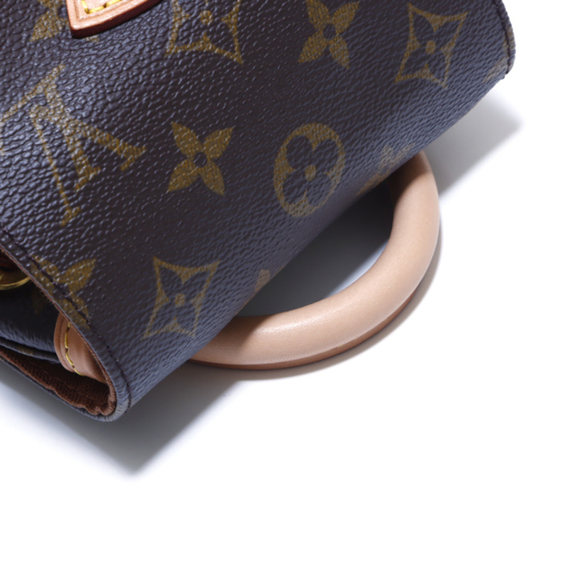 路易威登 Monogram Mini Montsouris 雙肩包/日用包,棕色-8