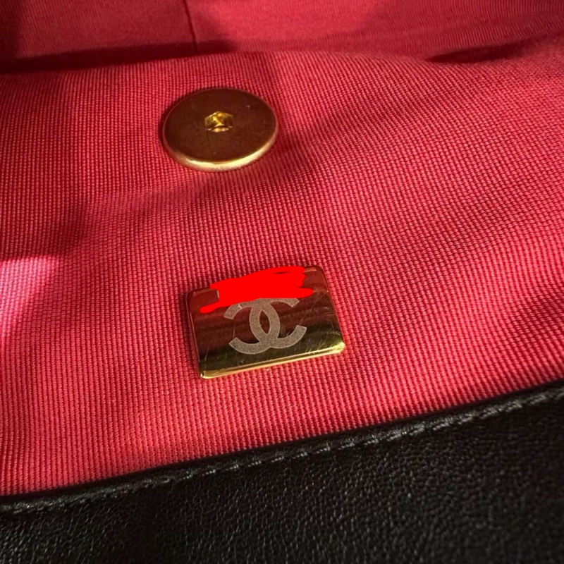 【98新 ✨ 全網最低價!】Chanel香奈兒 19 bag 黑金 小號 晶片新款(下單前先詢問庫存❗️)-6