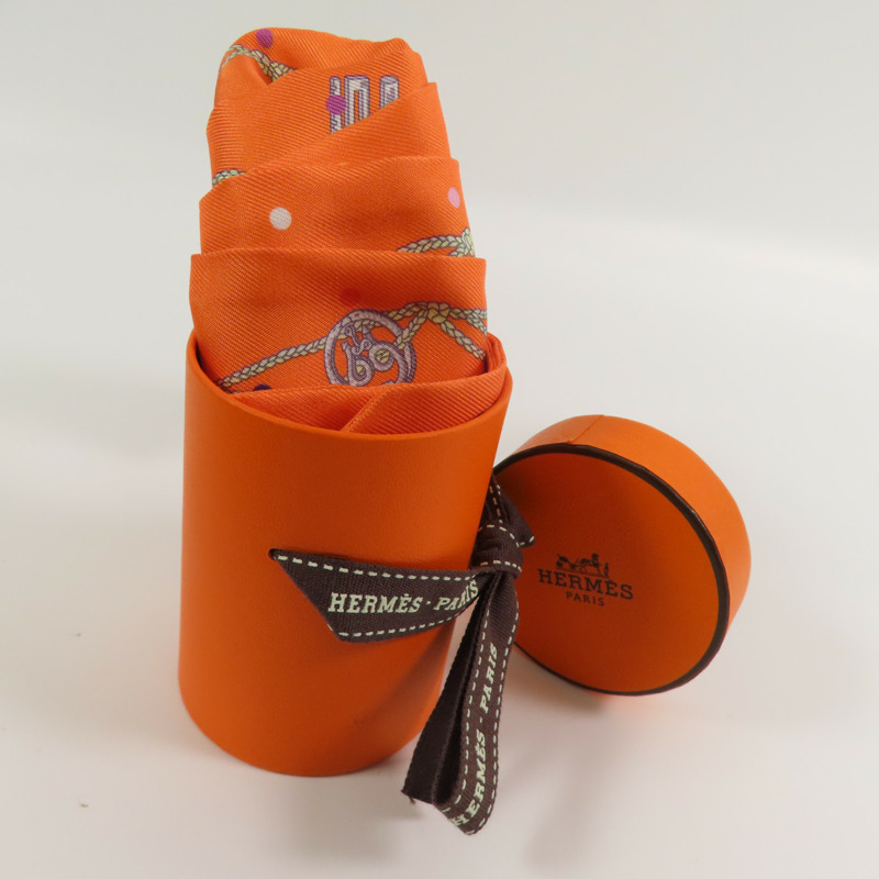 HERMES 絲質Twilly Scarf絲巾-7