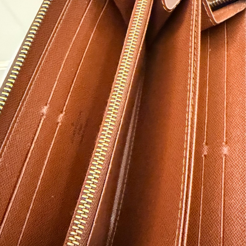 出清特價|真品 Louis Vuitton LV路易威登 Zippy M60017經典原花拉鍊長夾-3