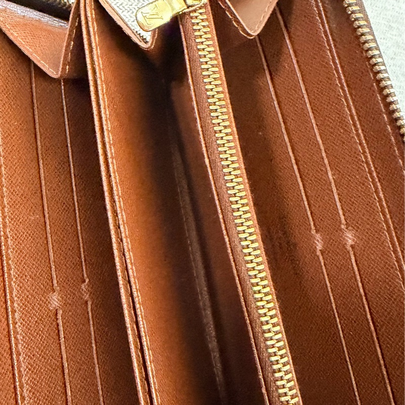 出清特價|真品 Louis Vuitton LV路易威登 Zippy M60017經典原花拉鍊長夾-9