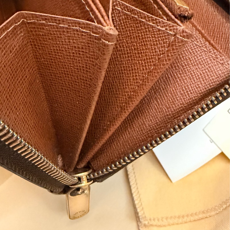 出清特價|真品 Louis Vuitton LV路易威登 Zippy M60017經典原花拉鍊長夾-16