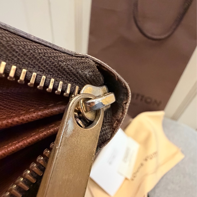 出清特價|真品 Louis Vuitton LV路易威登 Zippy M60017經典原花拉鍊長夾-25