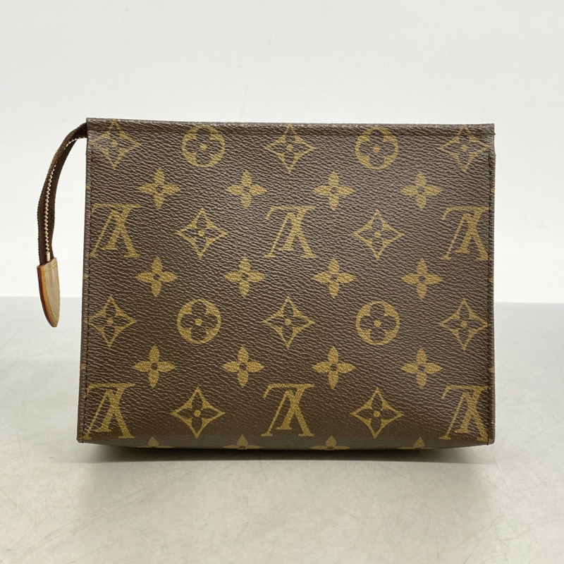 路易威登 Monogram Poche Toilette 19 手提包/手拿包 M47544 棕色 女士-7