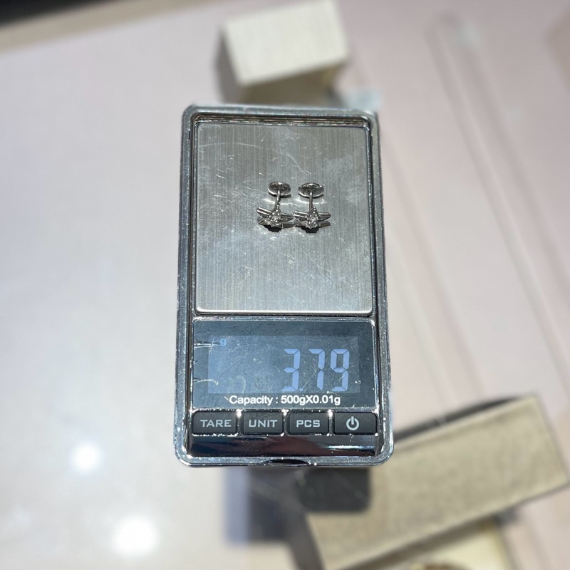 CHANEL香奈儿COMÈTE GÉODE耳环白18K金钻石耳钉-8