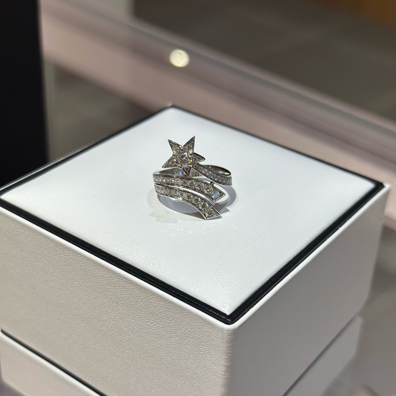 Chanel香奈儿高级珠宝彗星满钻戒指-2