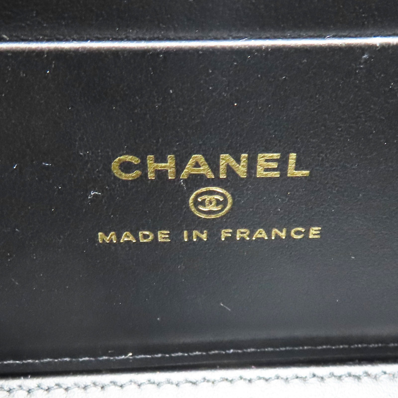 黑色 牛皮 菱格紋 荔枝紋 Coco Casino Vanity Case 肩背包【CHANEL 香奈兒】 AP3079-5
