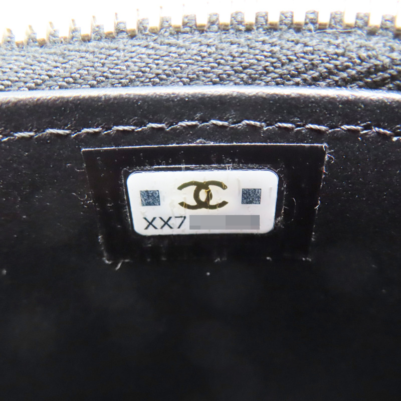 黑色 牛皮 菱格紋 荔枝紋 Coco Casino Vanity Case 肩背包【CHANEL 香奈兒】 AP3079-6