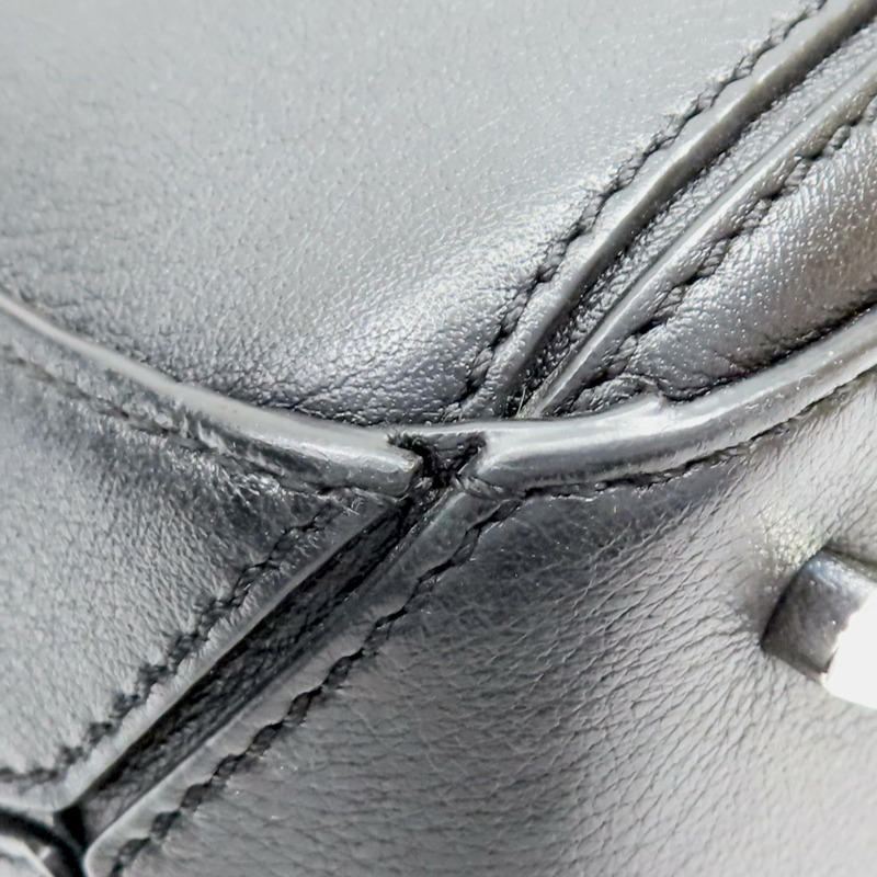 黑色 牛皮 Puzzle 肩背包【LOEWE 羅威】 322.30.S20-13