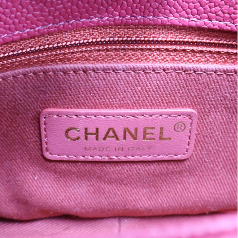 玫瑰粉 荔枝紋 牛皮 Coco Cuba Top Handle 肩背包【CHANEL 香奈兒】 A93660-8