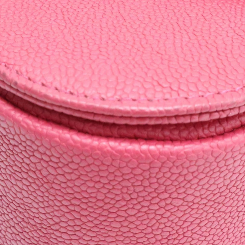 玫瑰粉 荔枝紋 牛皮 Coco Cuba Top Handle 肩背包【CHANEL 香奈兒】 A93660-13