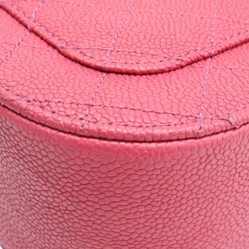 玫瑰粉 荔枝紋 牛皮 Coco Cuba Top Handle 肩背包【CHANEL 香奈兒】 A93660-15