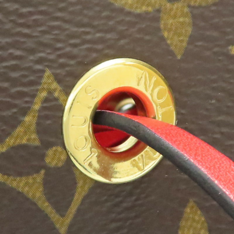 棕色 原花 帆布 NeoNoe MM 水桶包 肩背包【LOUIS VUITTON LV 路易威登】 M44021-14