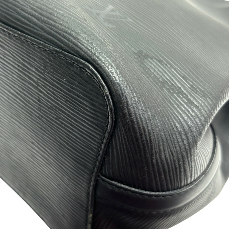 黑色 Epi 水波紋牛皮 Mandara MM 肩背包【LOUIS VUITTON LV 路易威登】 M58892-11