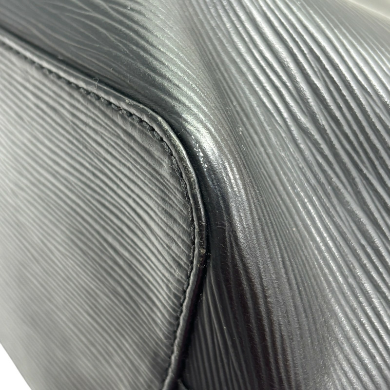 黑色 Epi 水波紋牛皮 Mandara MM 肩背包【LOUIS VUITTON LV 路易威登】 M58892-13