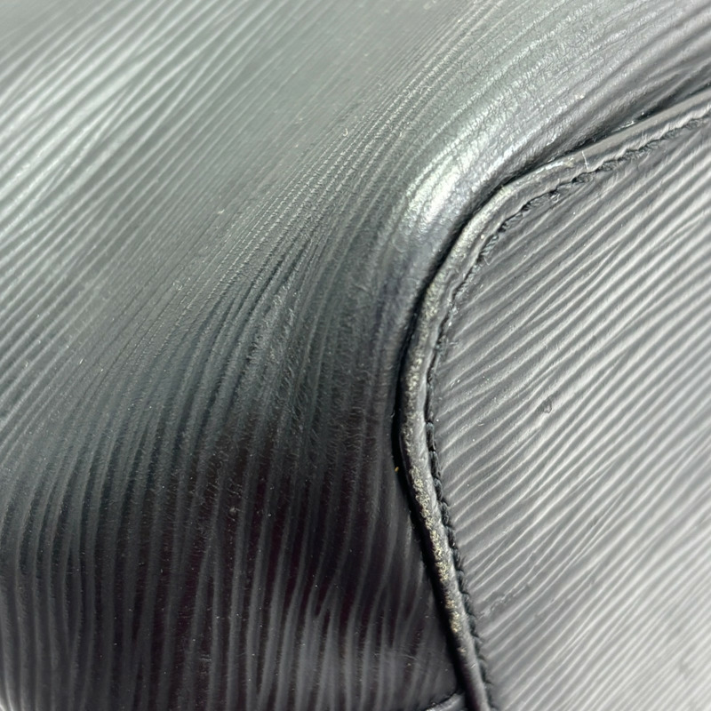 黑色 Epi 水波紋牛皮 Mandara MM 肩背包【LOUIS VUITTON LV 路易威登】 M58892-14