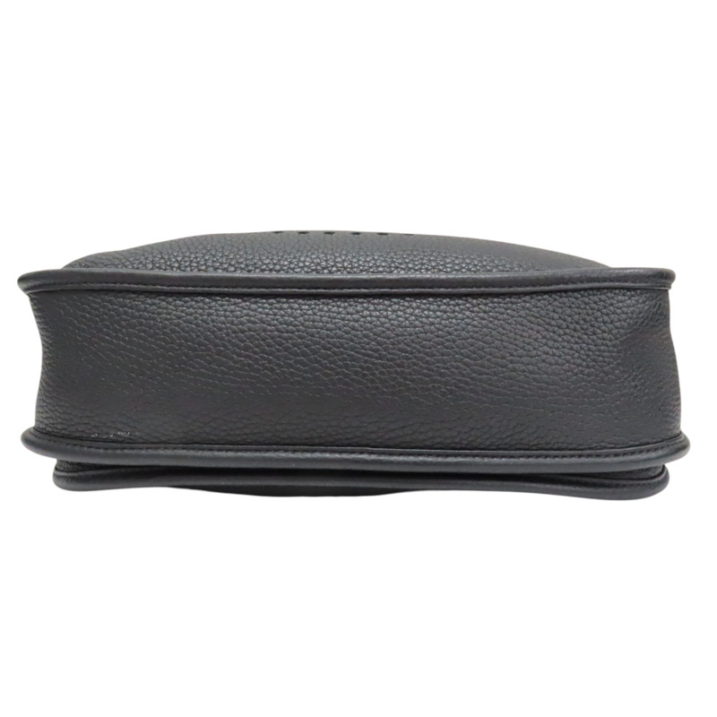 黑色 Clemence 牛皮 Evelyne III 29 肩背包 U刻 銀釦【HERMES 愛馬仕】 H056277CK-3