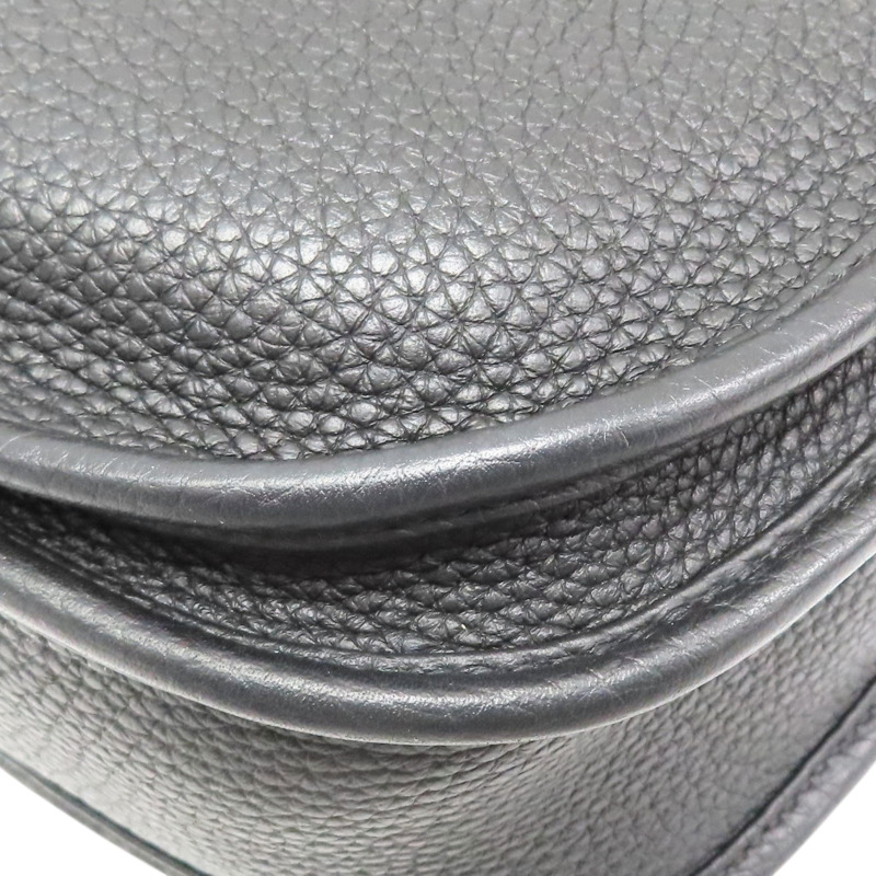黑色 Clemence 牛皮 Evelyne III 29 肩背包 U刻 銀釦【HERMES 愛馬仕】 H056277CK-12