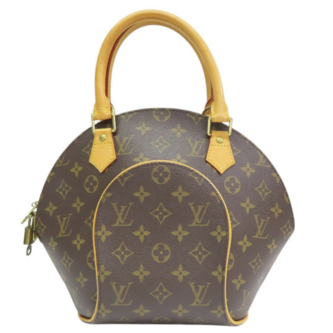 棕色 原花 帆布 Ellipse PM 貝殼包 手提包【LOUIS VUITTON LV 路易威登】 M51127